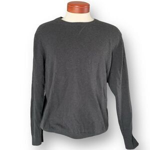 Wallin & Bros Cotton Cashmere Grey Castlerock Sweater Men's Size XL